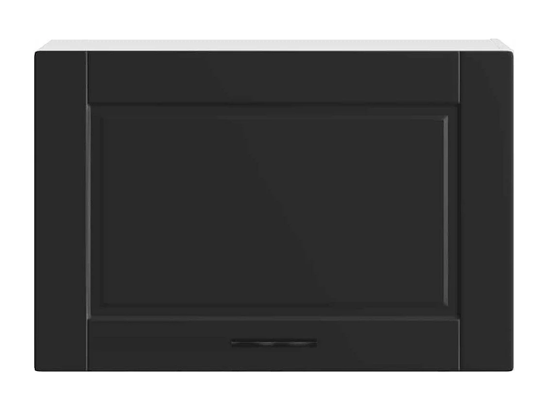 Mobile da cucina in legno ingegnerizzato nero Porto