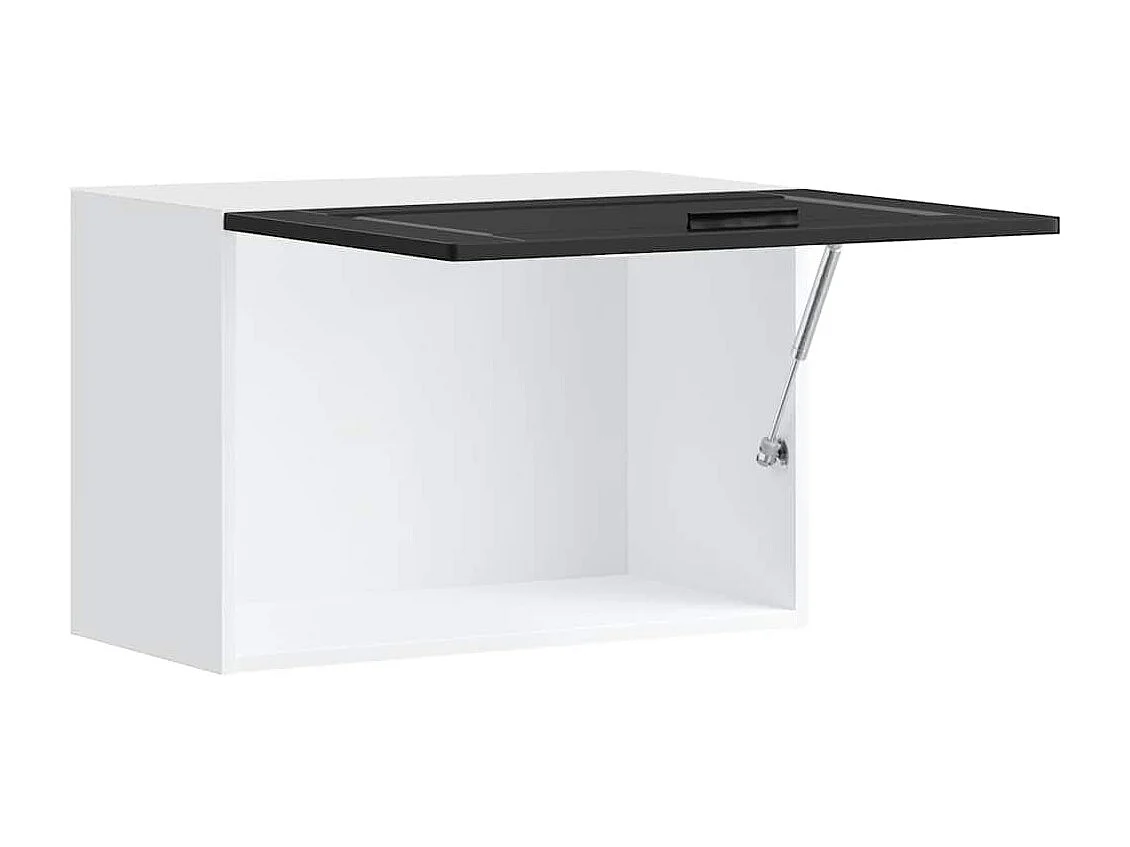 Mobile da cucina in legno ingegnerizzato nero Porto