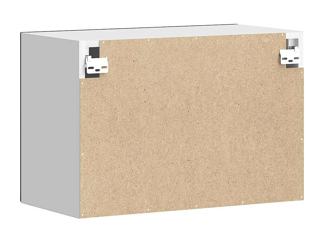 Armoire murale de cuisine noir bois d'ingénierie