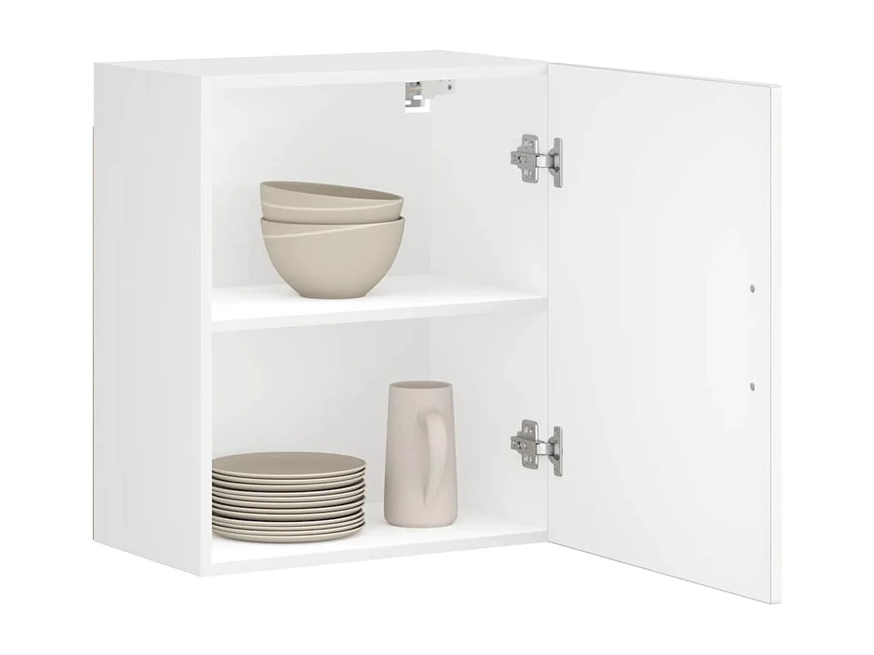 Mueble de pared de cocina de madera de ingeniería blanca Porto