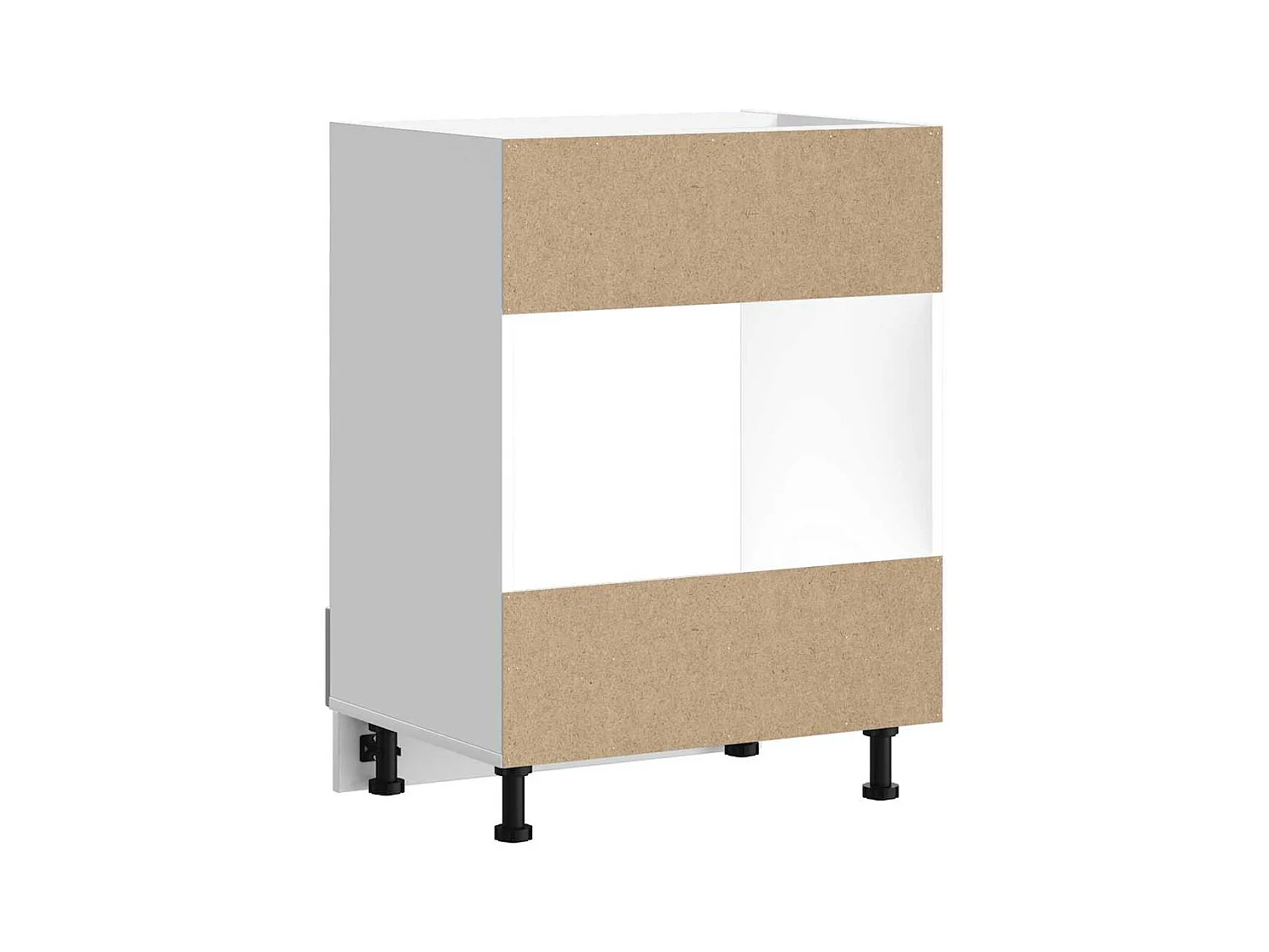 Mobile forno in legno ingegnerizzato grigio cemento