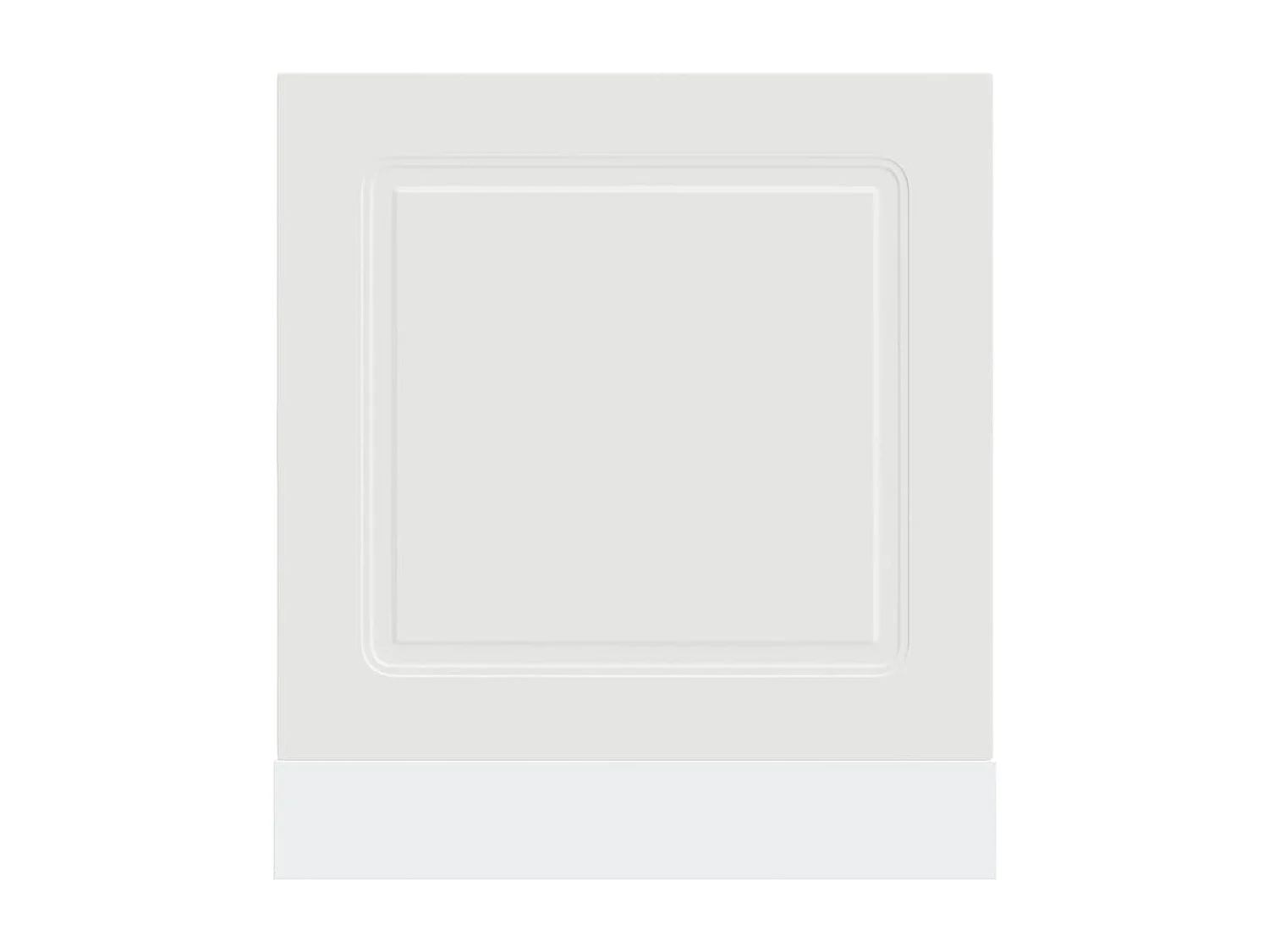 Pannello lavastoviglie bianco 60x1,5x67 cm