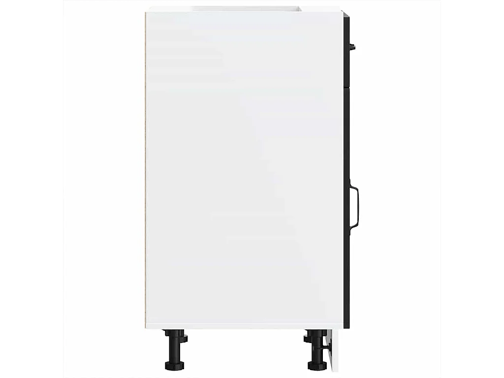 Armoire de cuisine noir bois d'ingénierie