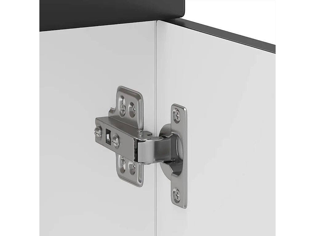 Armoire de cuisine noir bois d'ingénierie