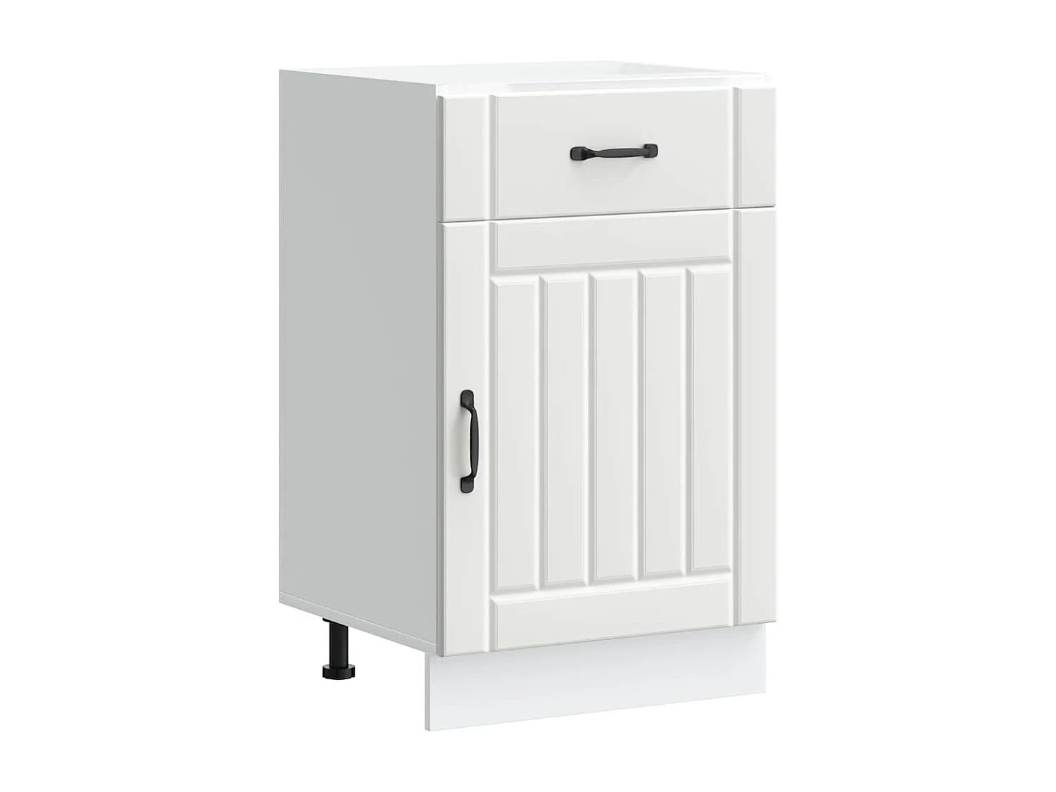 Armoire de cuisine blanc bois d'ingénierie