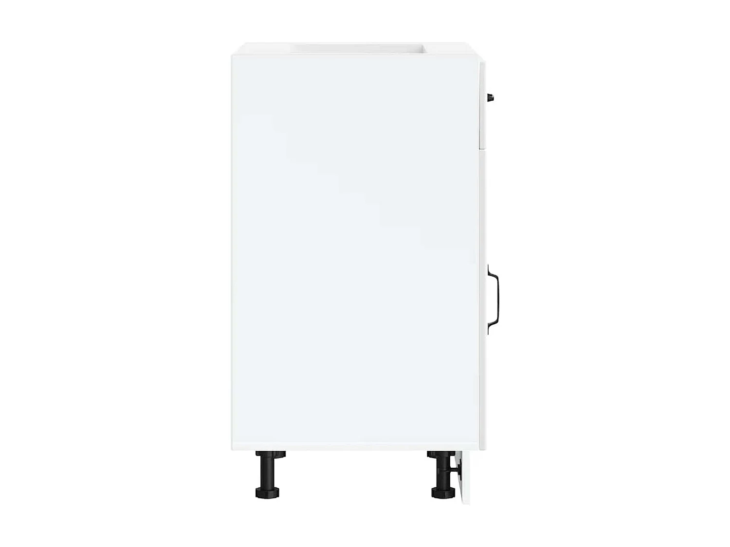 Armoire de cuisine blanc bois d'ingénierie