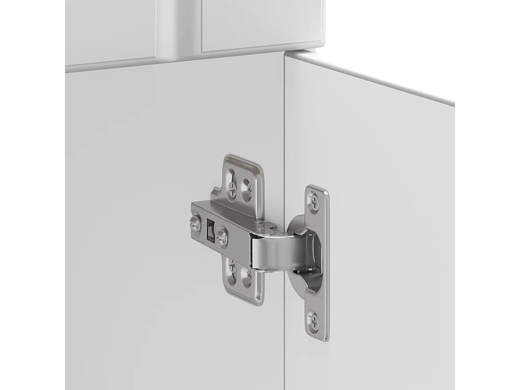 Armoire de cuisine blanc bois d'ingénierie