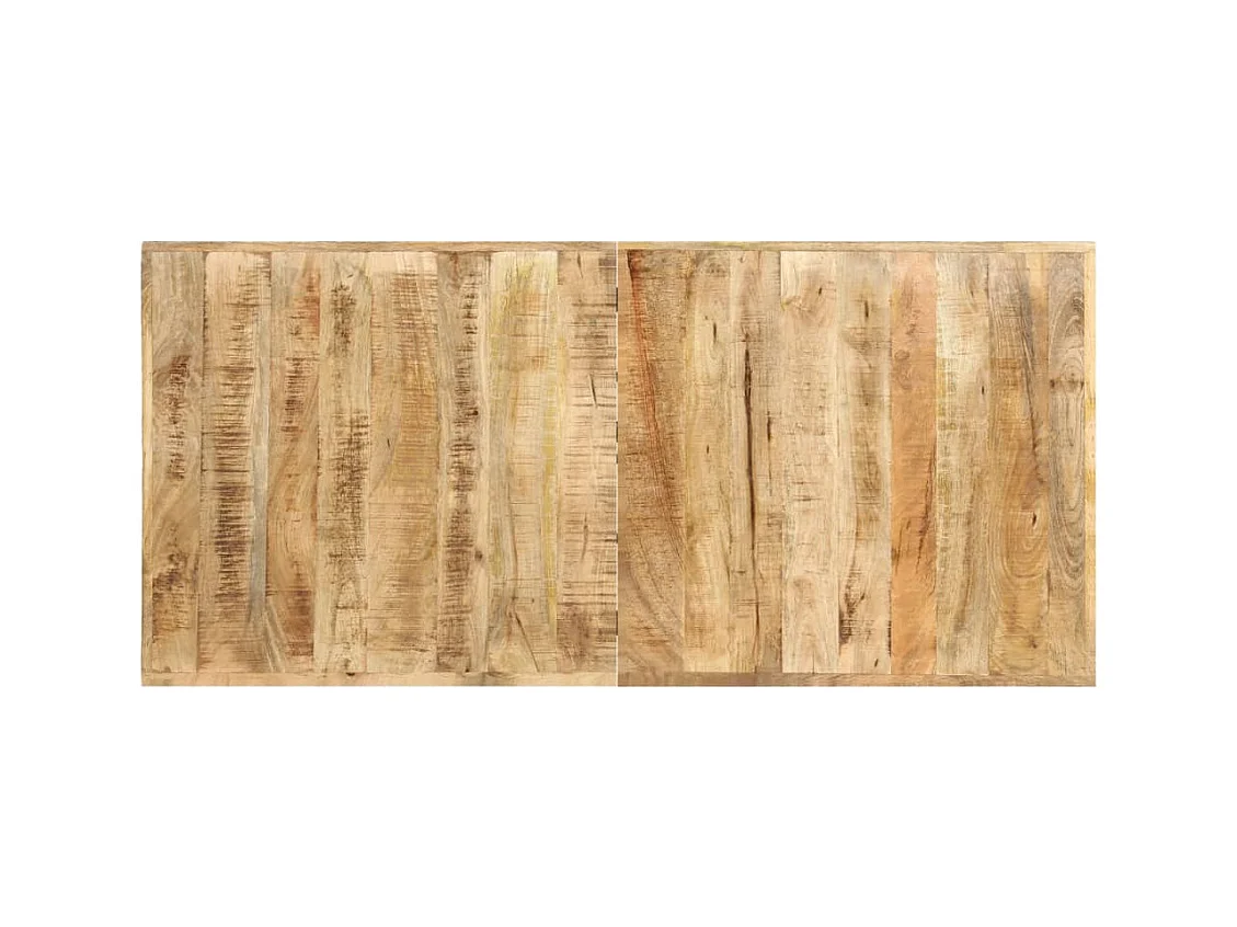 Table de bar 150x70x107 cm Bois de manguier brut