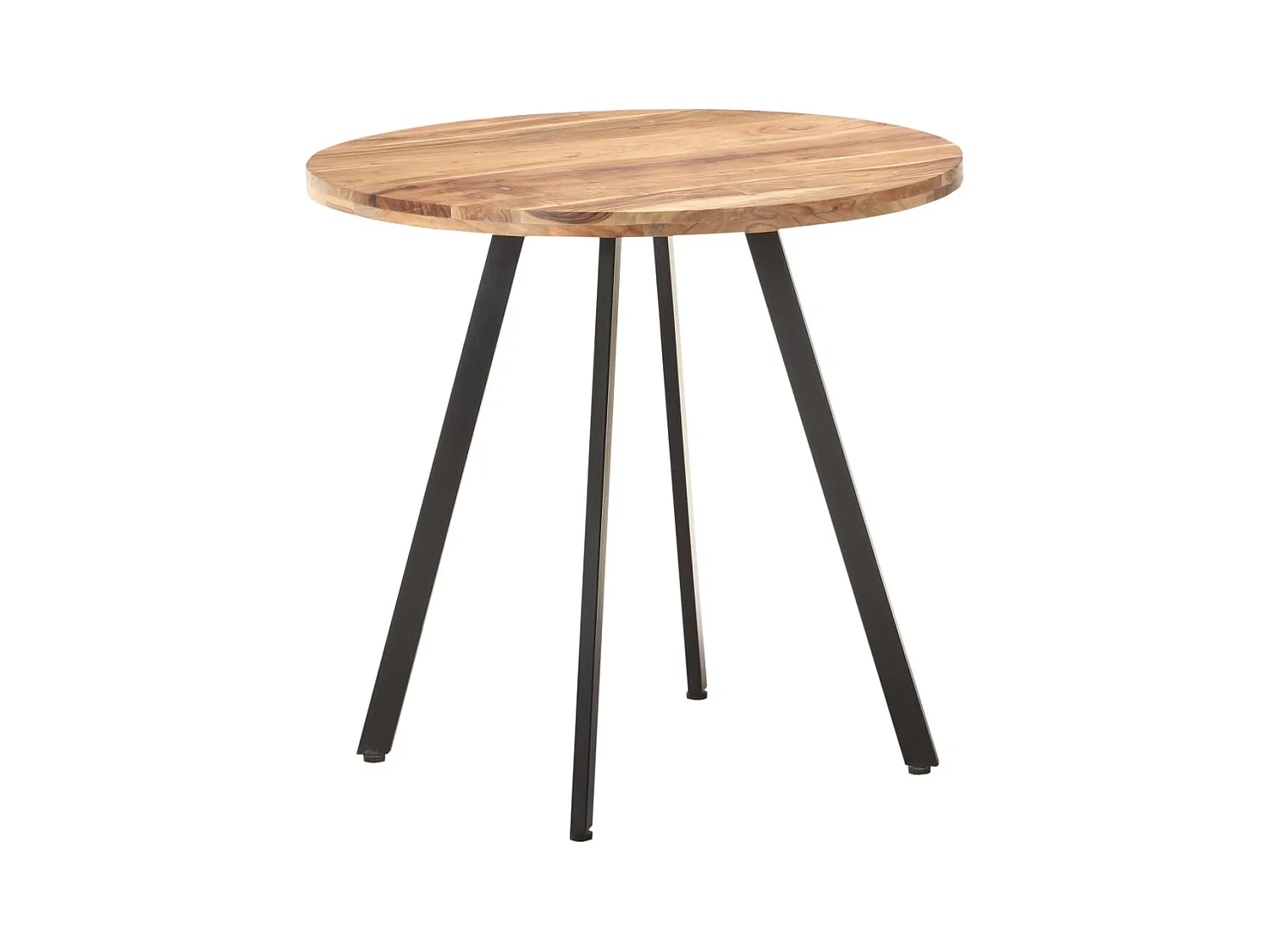 Eettafel 80 cm Massief acaciahout