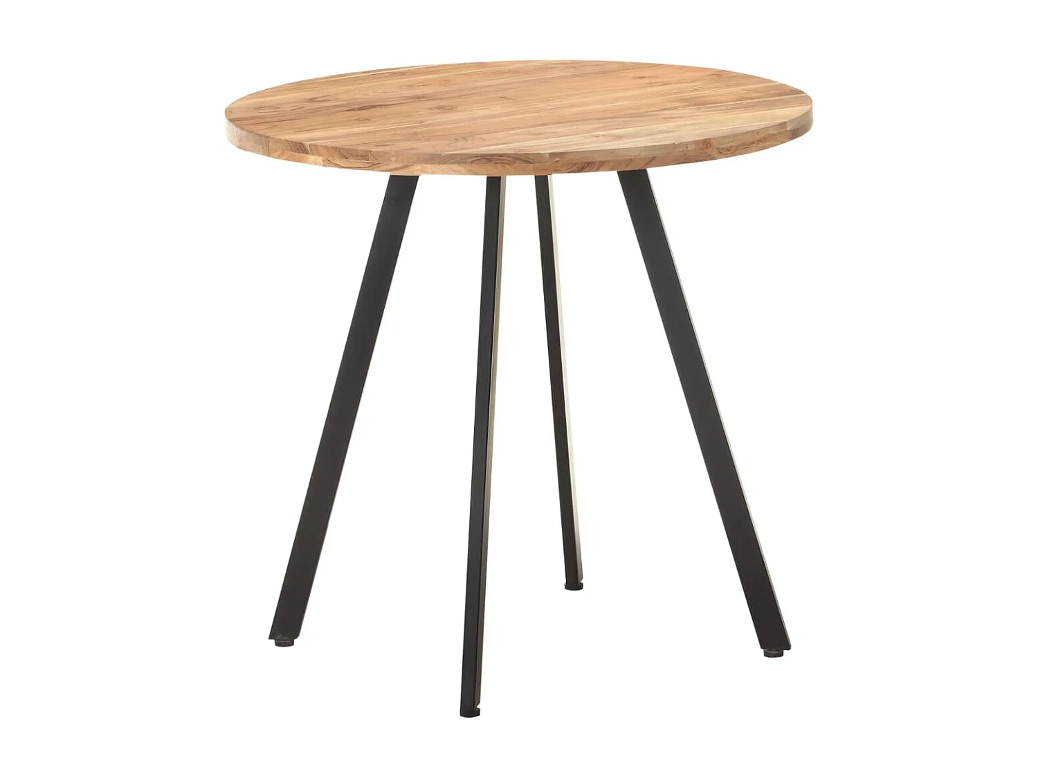 Eettafel 80 cm Massief acaciahout