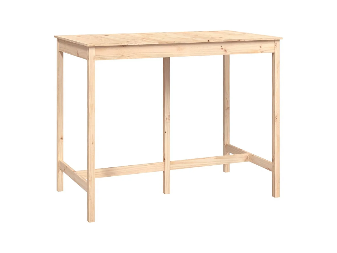 Table de bar 140x80x110 cm Bois massif de pin