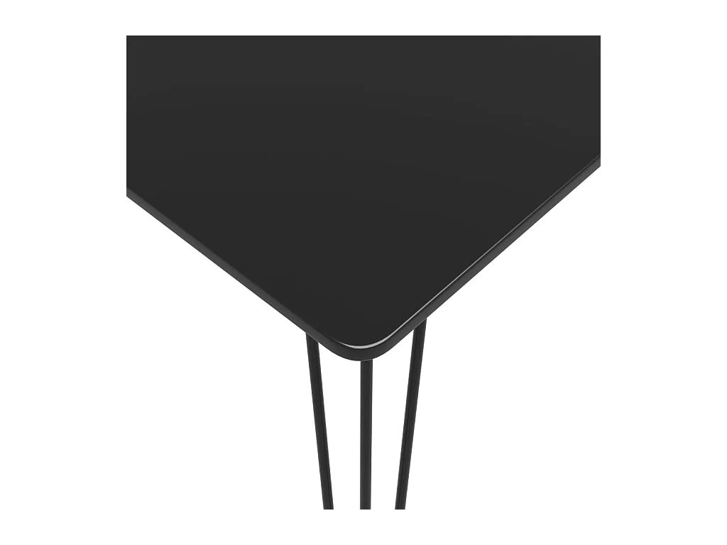 Table de bar Noir 120x60x105 cm