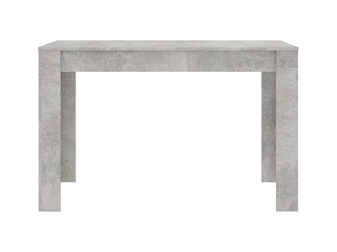 Table à manger Gris béton 120x60x76 cm Bois d'ingénierie