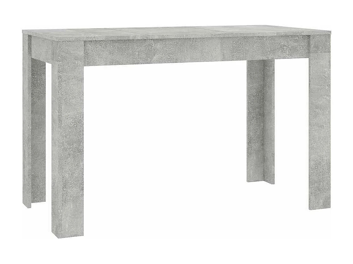Mesa de comedor de hormigón gris 120x60x76 cm Madera de ingeniería