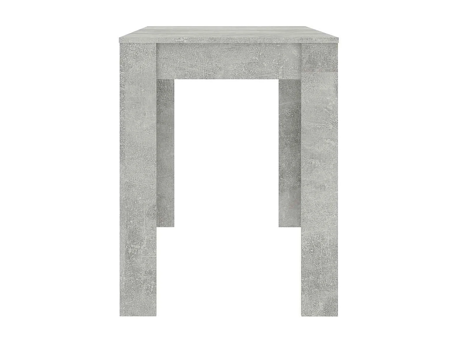 Mesa de comedor de hormigón gris 120x60x76 cm Madera de ingeniería