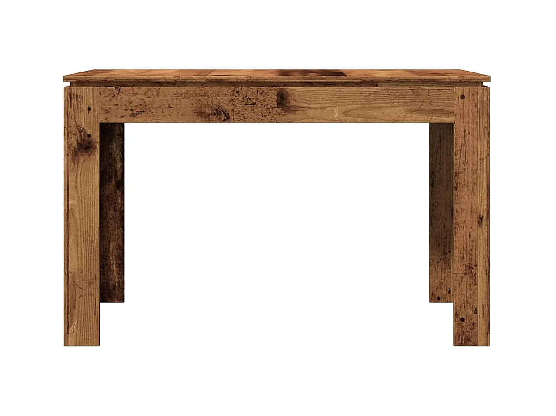 Table à manger vieux bois 120x60x76 cm bois d'ingénierie