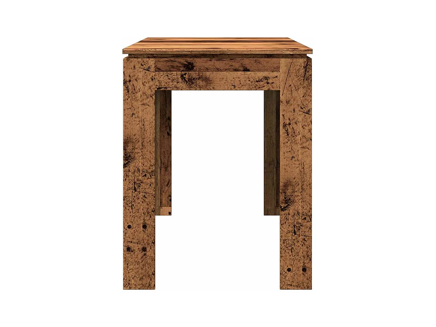 Table à manger vieux bois 120x60x76 cm bois d'ingénierie