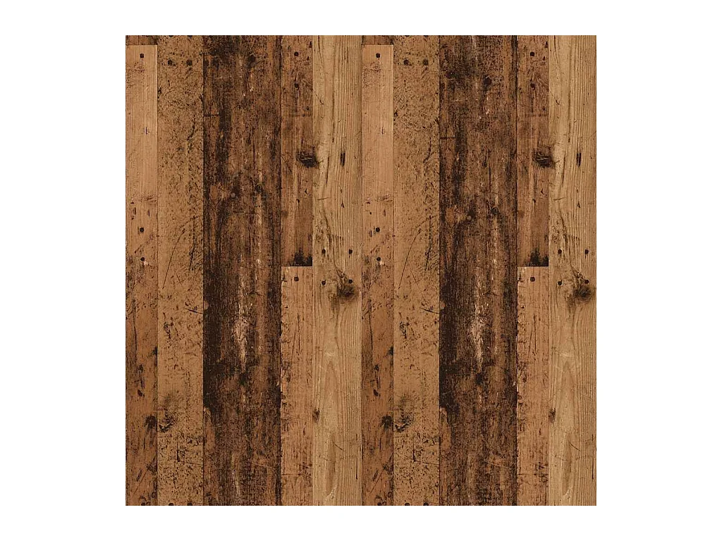 Table à manger vieux bois 120x60x76 cm bois d'ingénierie