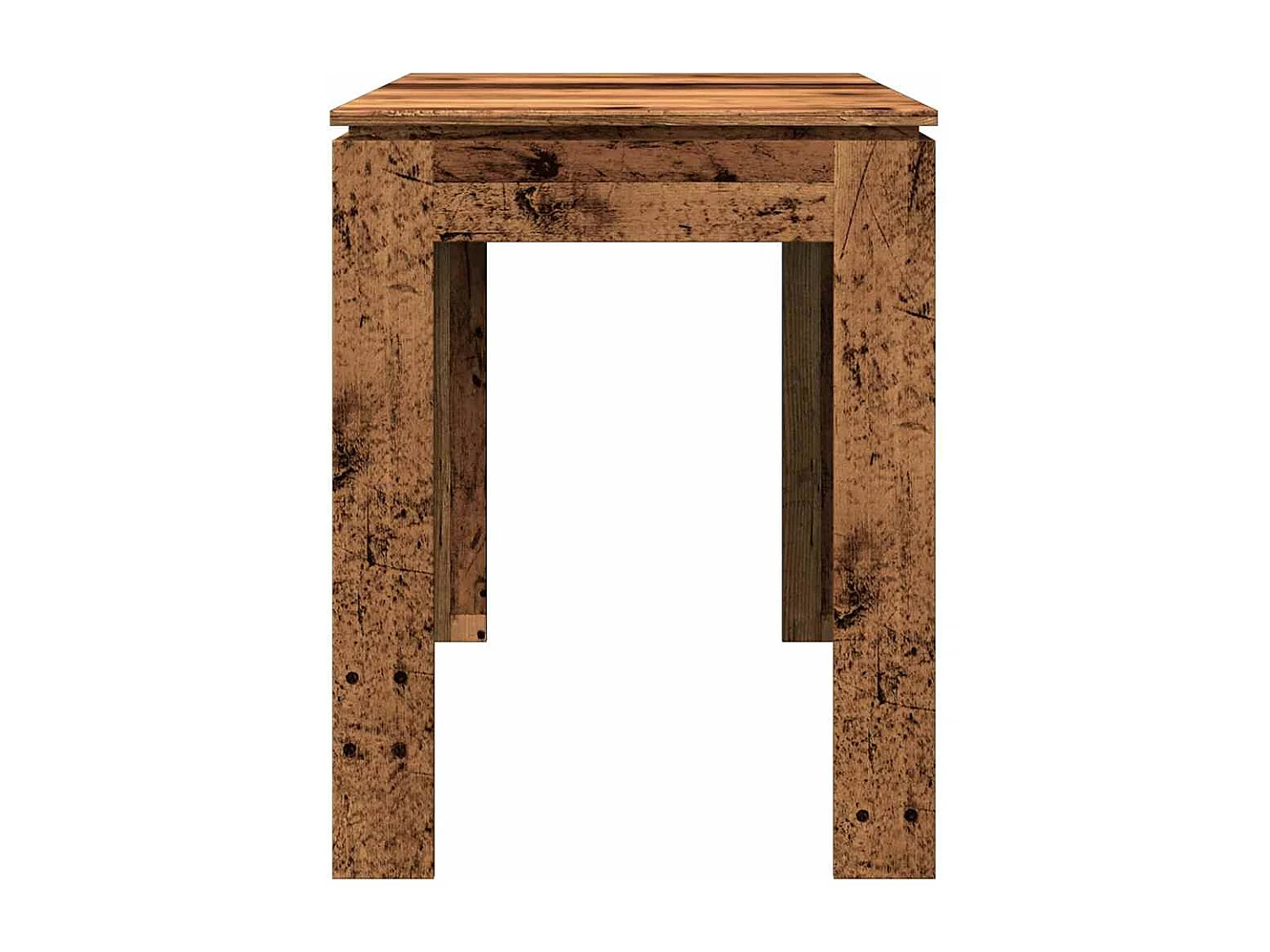 Mesa de comedor madera vieja 120x60x76 cm madera contrachapada