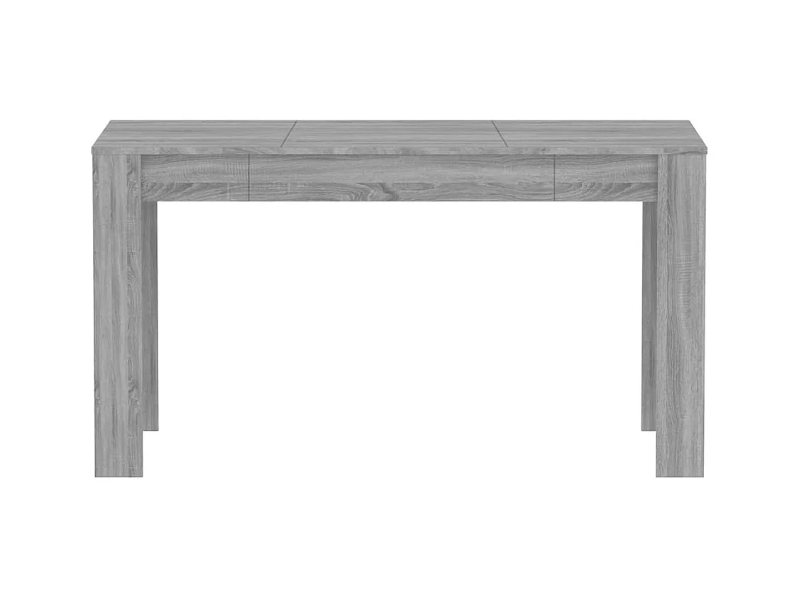 Table à dîner Sonoma gris 140x74,5x76 cm Bois d'ingénierie