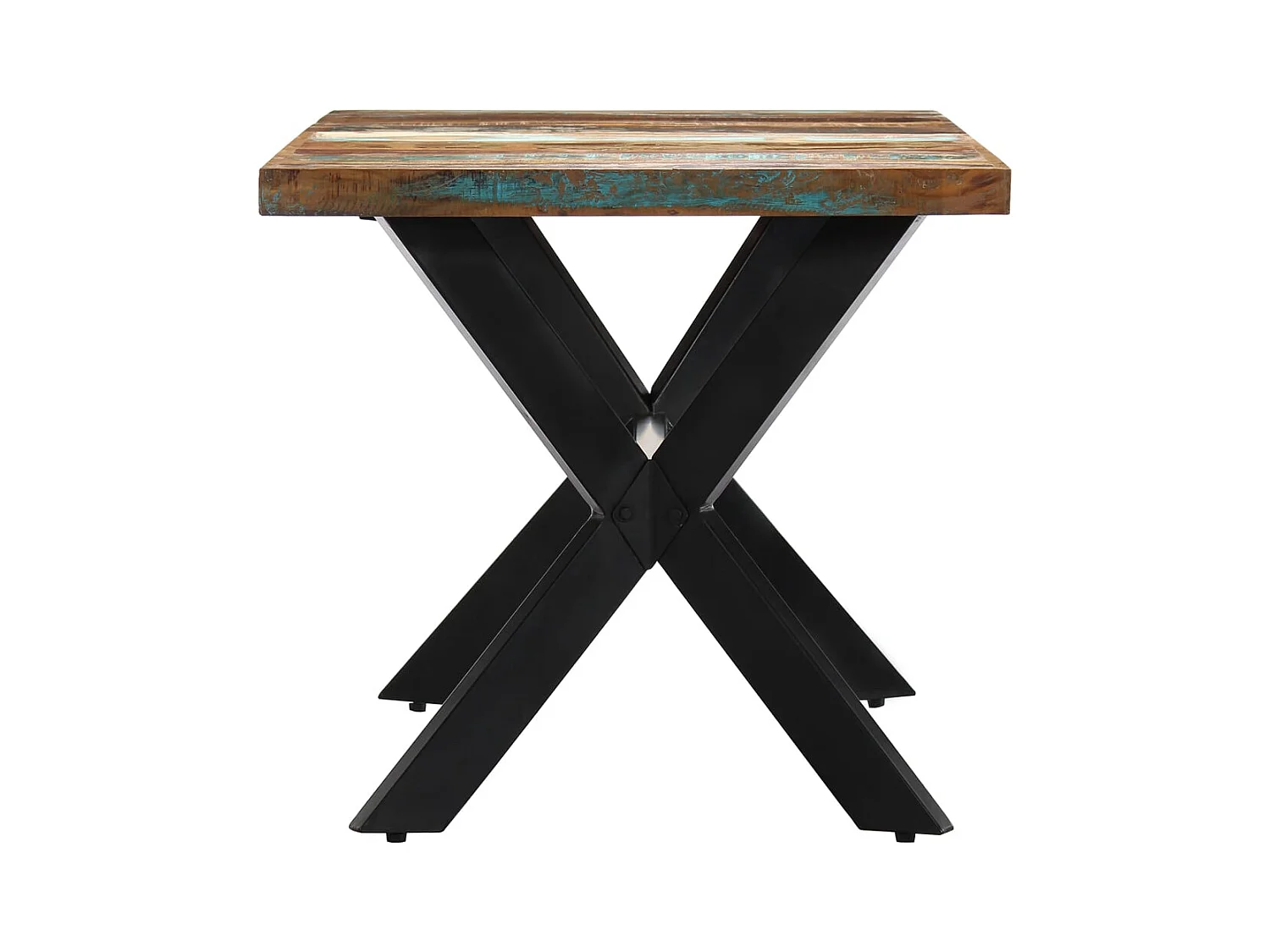 Table à manger 140x70x75 cm Bois de récupération massif