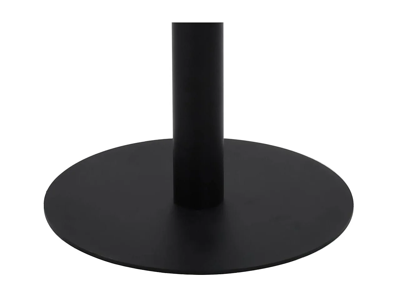 Mesa de bistró marrón claro de 80 cm de MDF