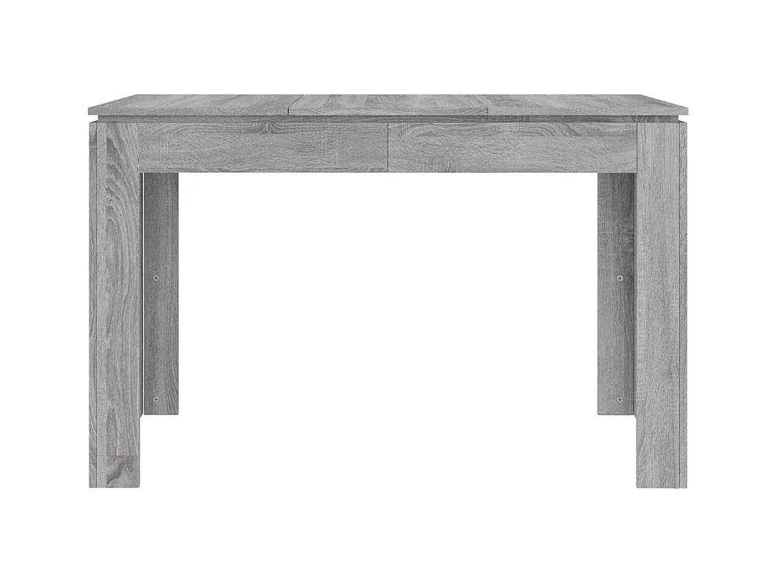 Table à dîner sonoma gris 120x60x76 cm bois d'ingénierie