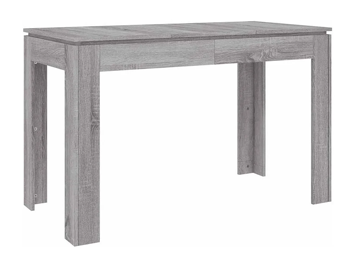 Mesa de comedor Sonoma gris 120x60x76 cm madera de ingeniería