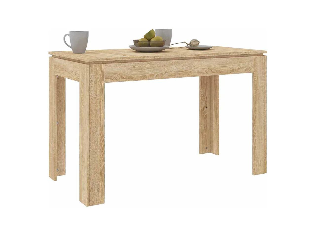 Table à manger Chêne sonoma 120x60x76 cm Bois d'ingénierie
