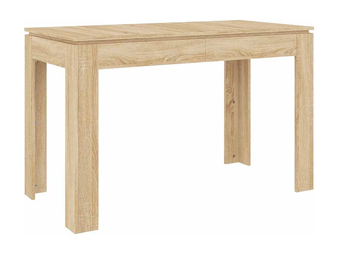 Mesa de comedor de roble Sonoma 120x60x76 cm Madera de ingeniería
