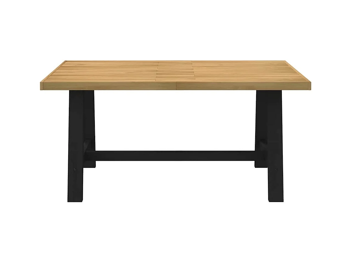 Table à manger NOAIN pieds en forme de A 160x90x75cm massif pin