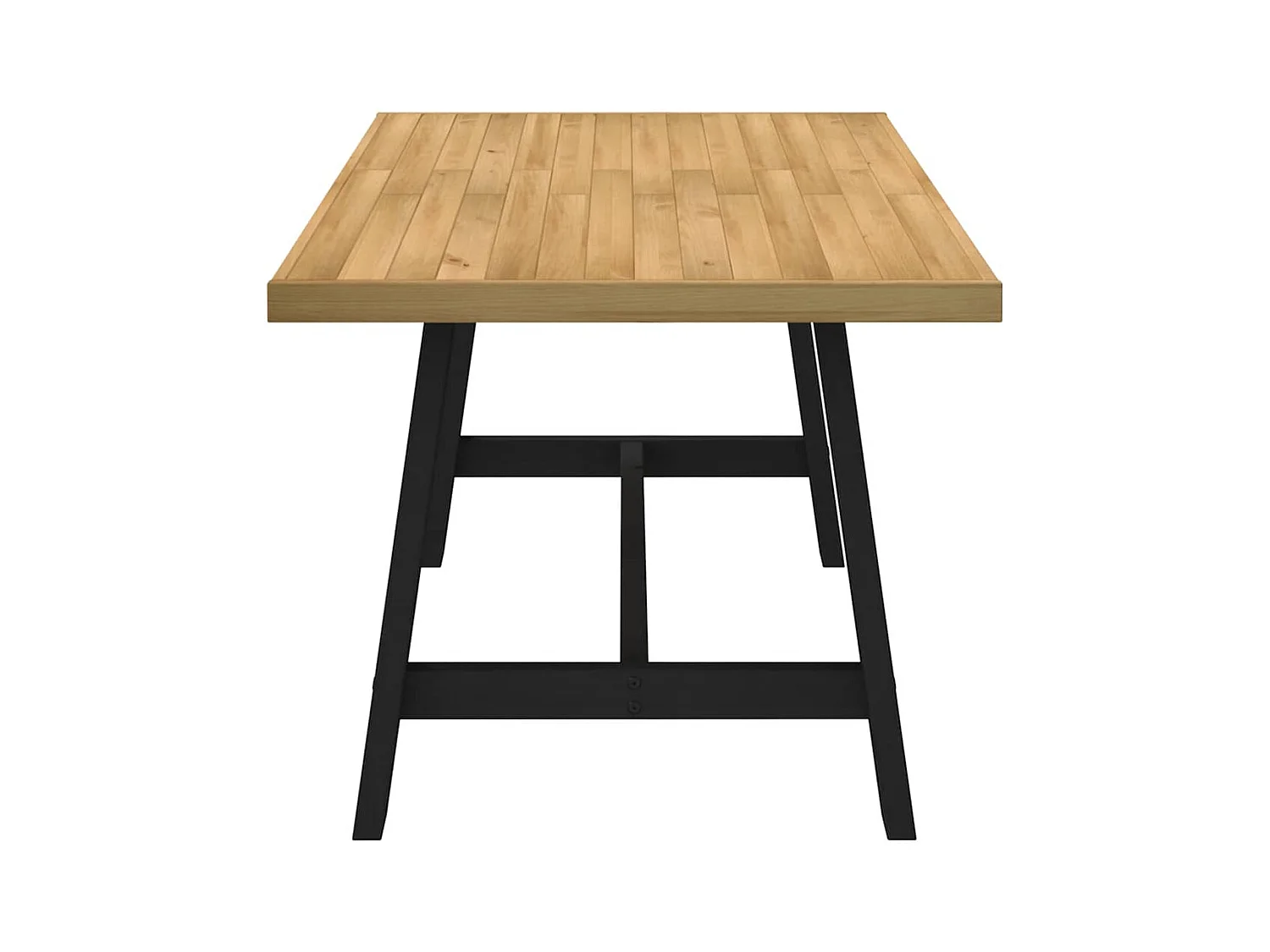 Table à manger NOAIN pieds en forme de A 160x90x75cm massif pin