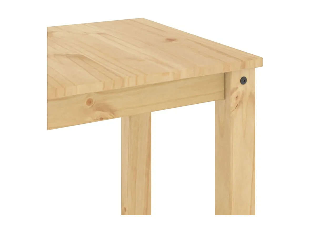 Mesa de comedor Panamá 117x60x75 cm madera maciza de pino