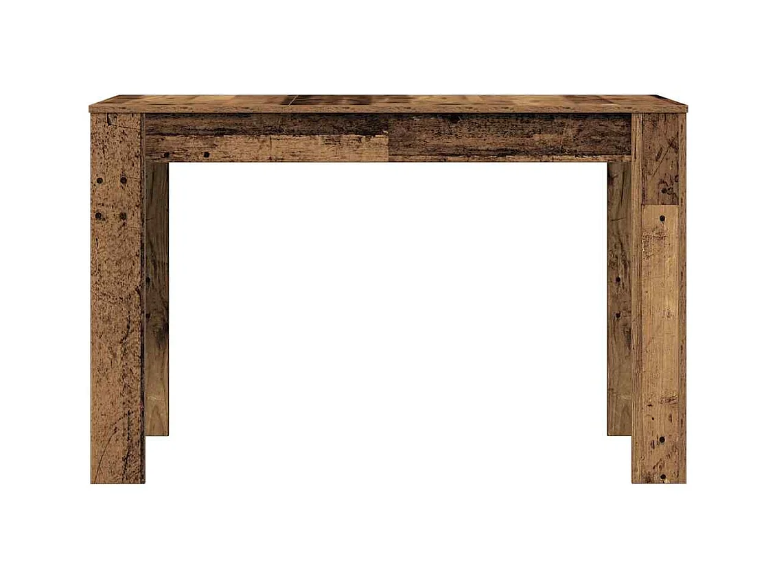 Table à manger vieux bois 120x60x76 cm bois d'ingénierie