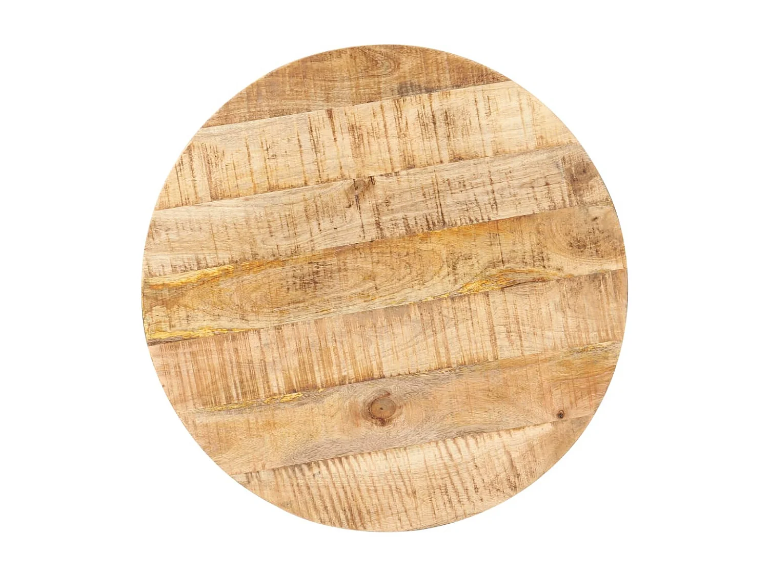 Mesa bistro redonda Ø60x75 cm Madera de mango en bruto