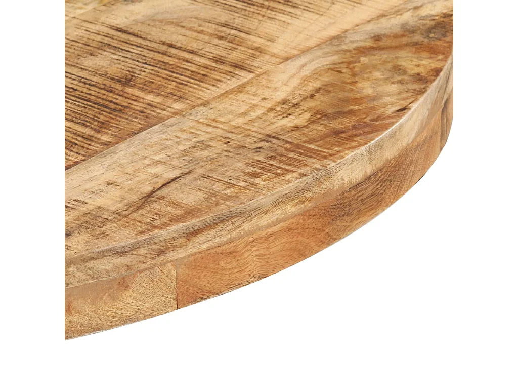 Mesa bistro redonda Ø60x75 cm Madera de mango en bruto