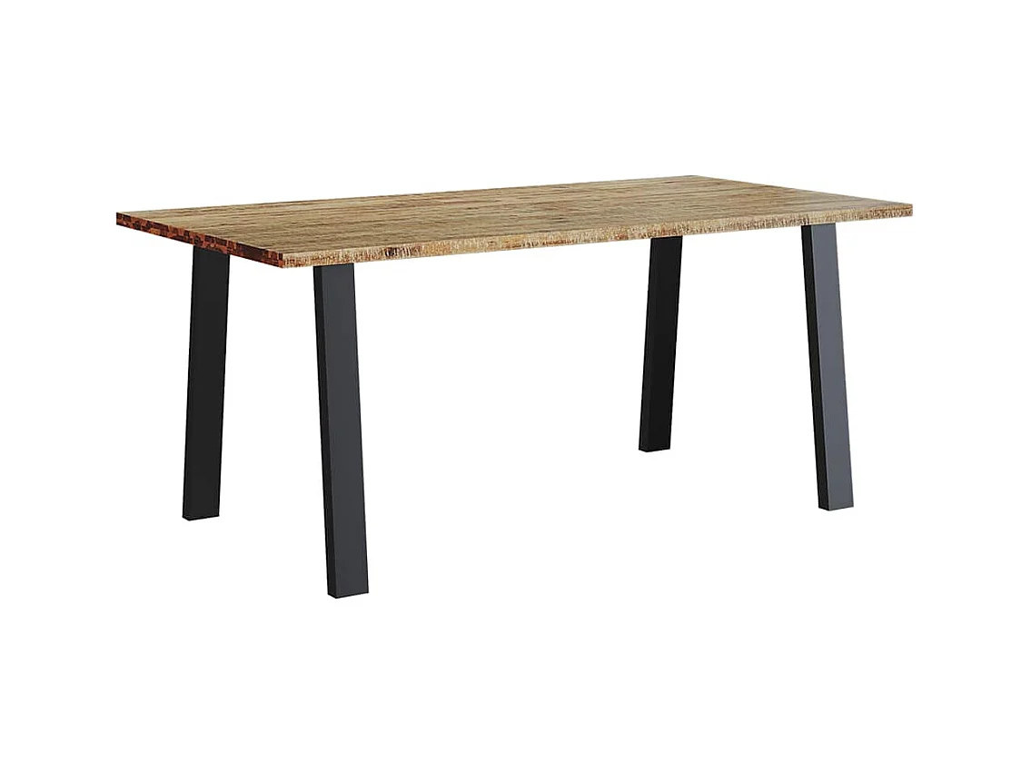 Table à manger 150x90x75 cm bois d'acacia solide