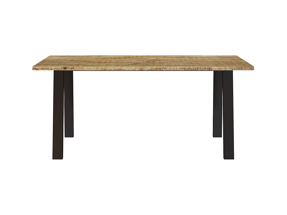 Table à manger 150x90x75 cm bois d'acacia solide