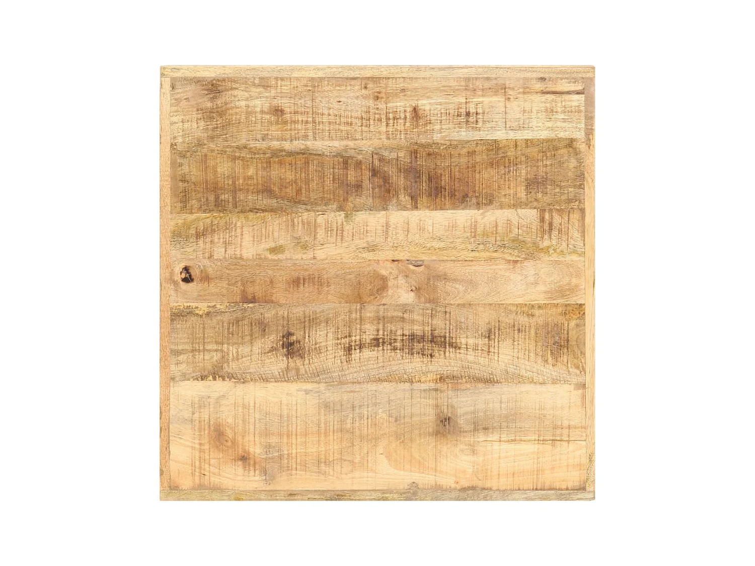Table de bar 60x60x107 cm Bois de manguier brut
