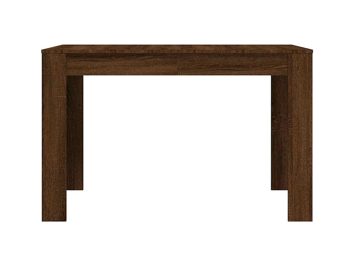 Table à dîner Chêne marron 120x60x76 cm bois d'ingénierie