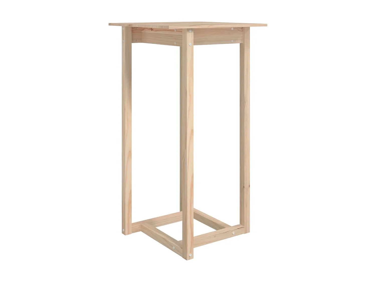 Table de bar 60x60x110 cm Bois massif de pin