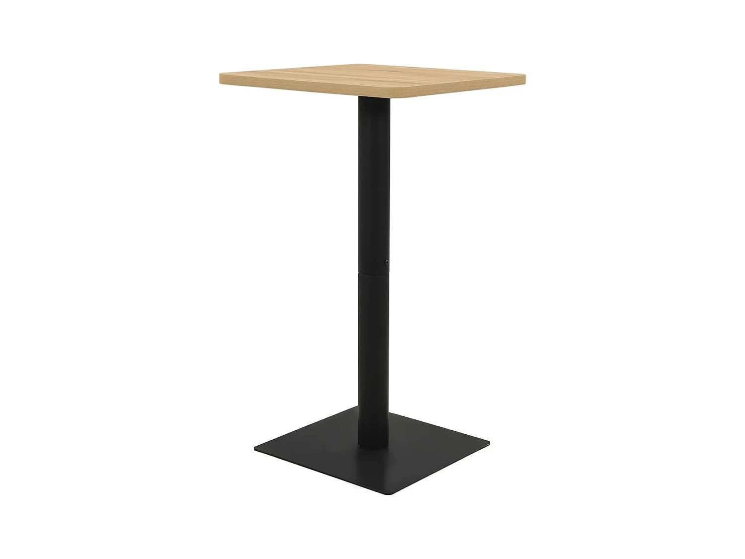 Table de bistro Couleur chêne 70x70x107 cm
