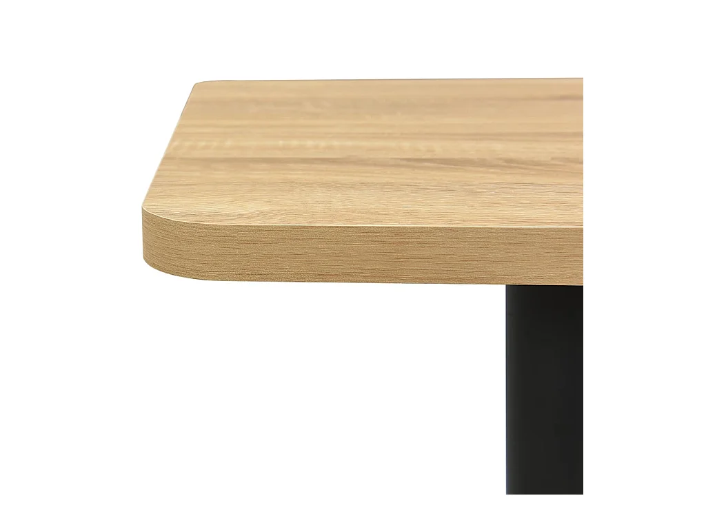 Table de bistro Couleur chêne 70x70x107 cm
