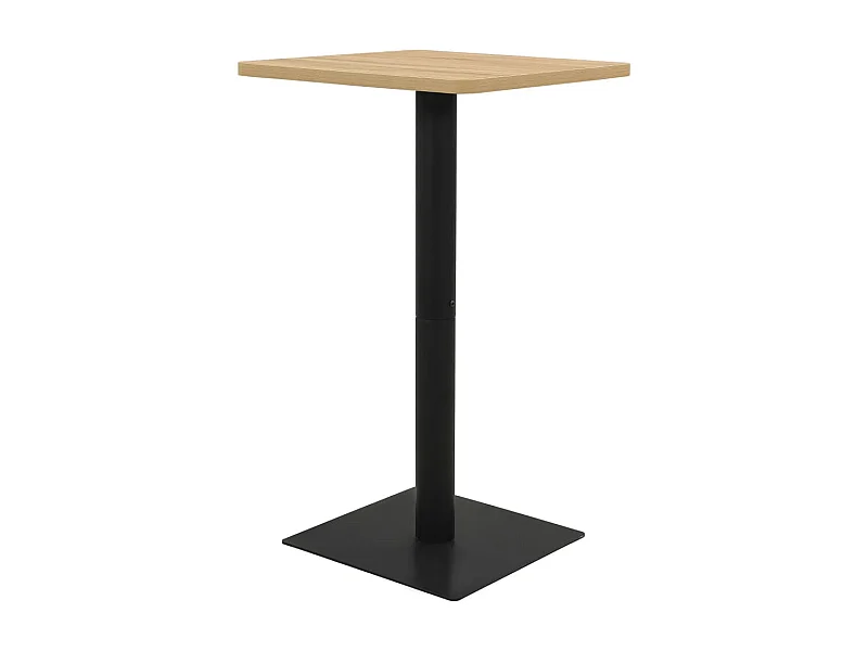 Eikenhouten bistrotafel 70x70x107 cm