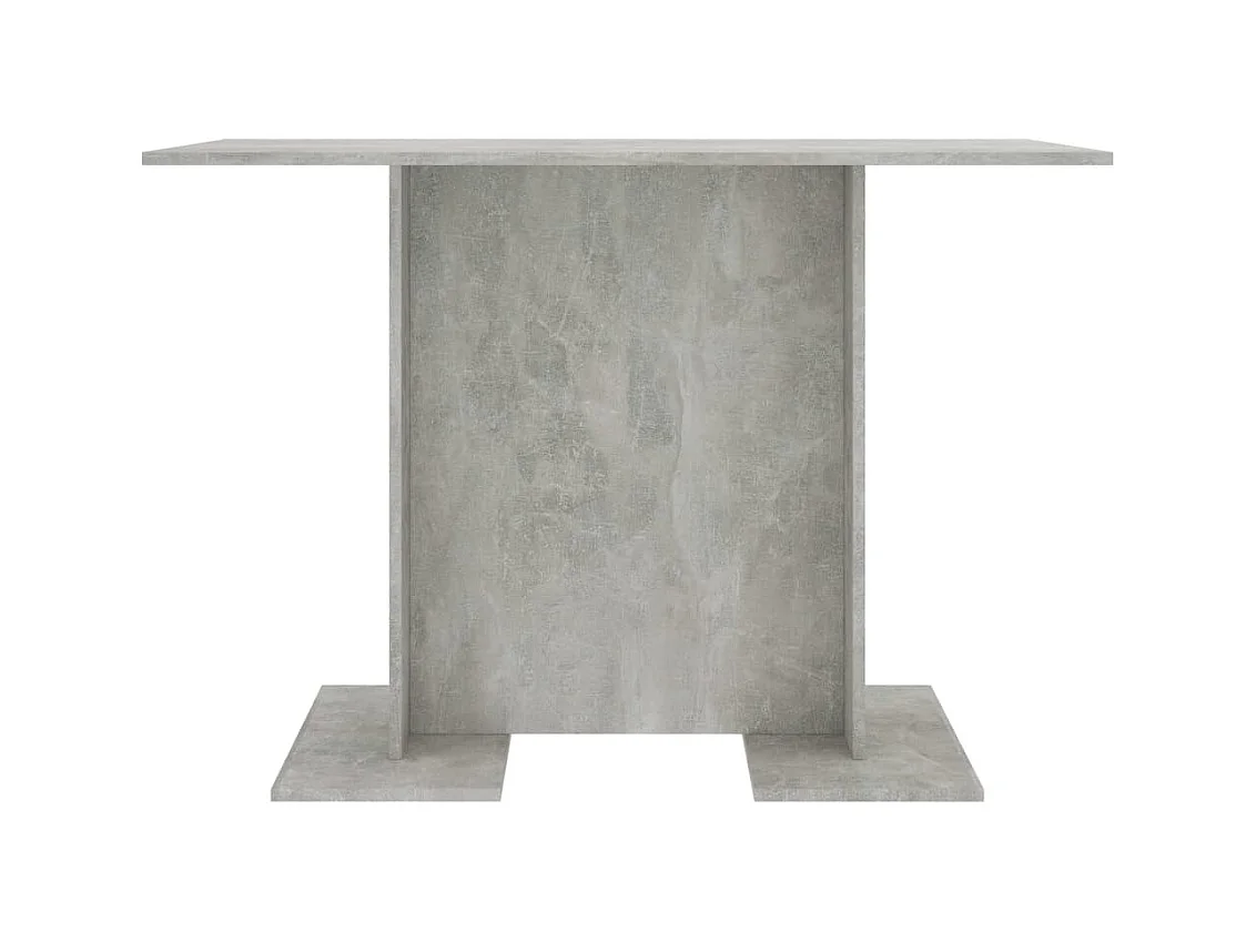 Table de salle à manger Gris béton 110 x 60 x 75 cm Aggloméré