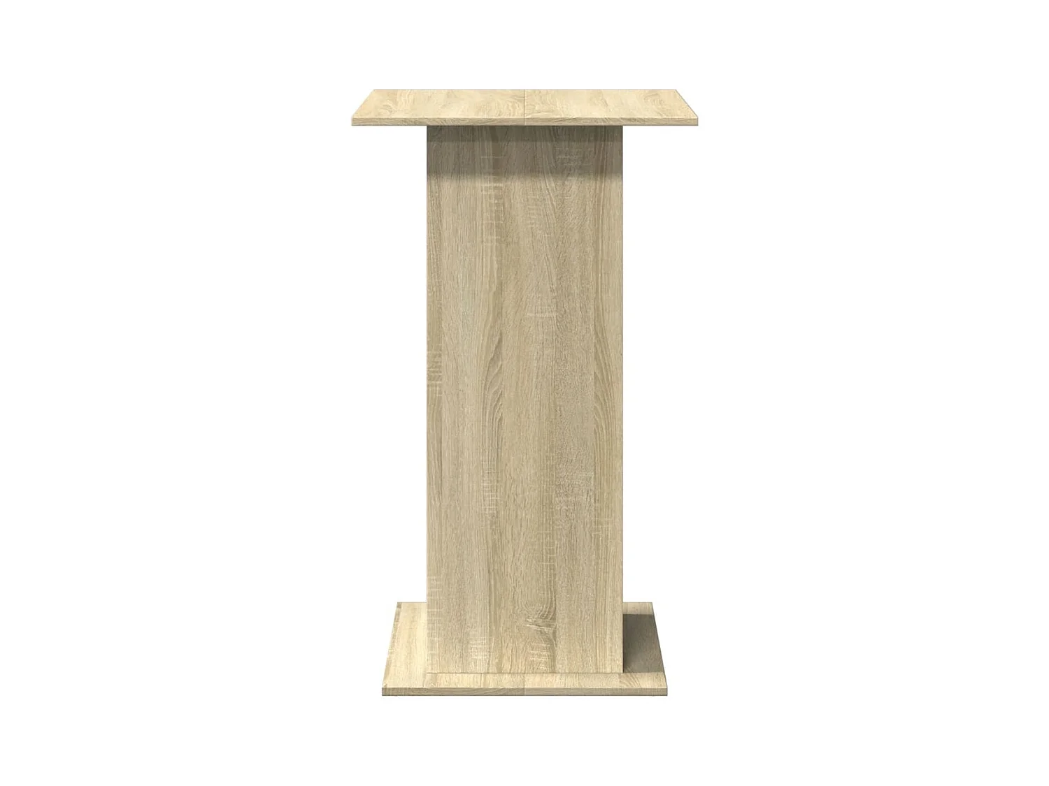 Table de bar avec rangement chêne sonoma bois d'ingénierie