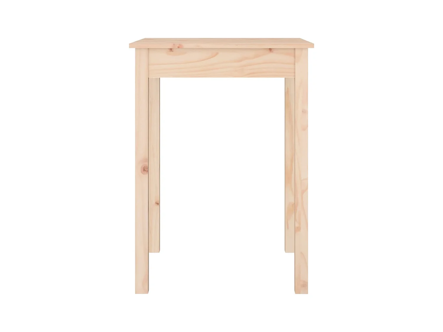 Eettafel 55x55x75 cm Massief grenenhout