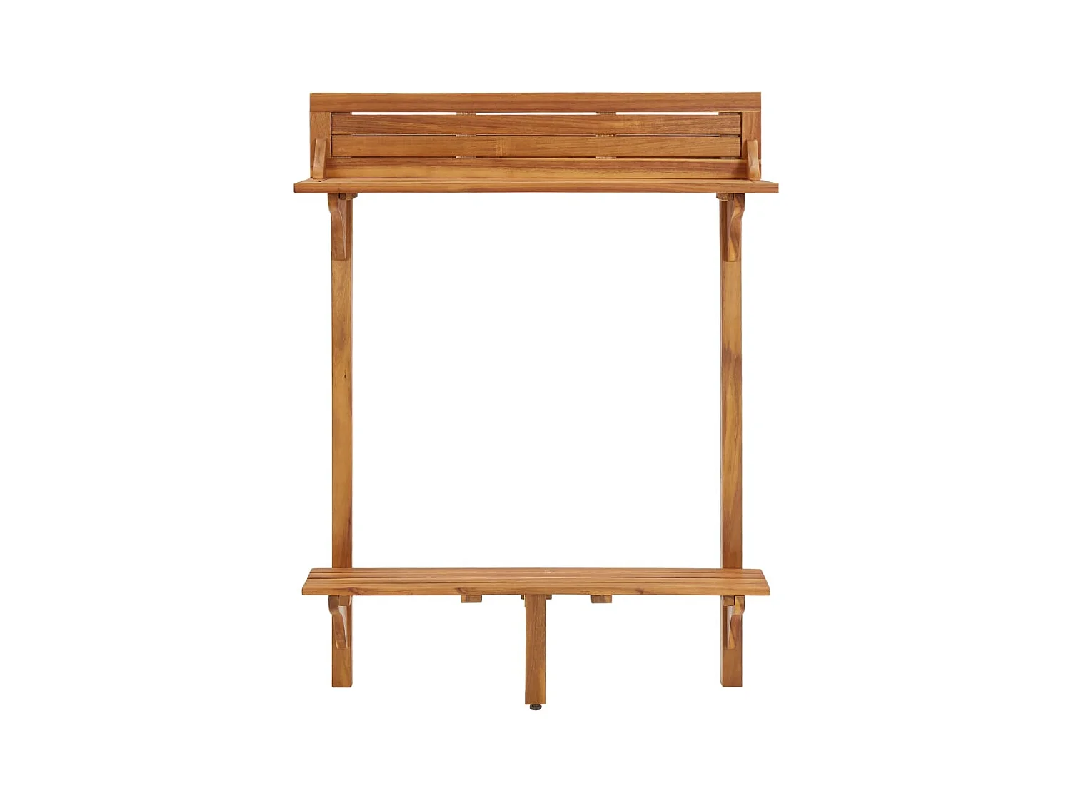 Mesa bar de balcón 90x37x122,5 cm Madera maciza de acacia