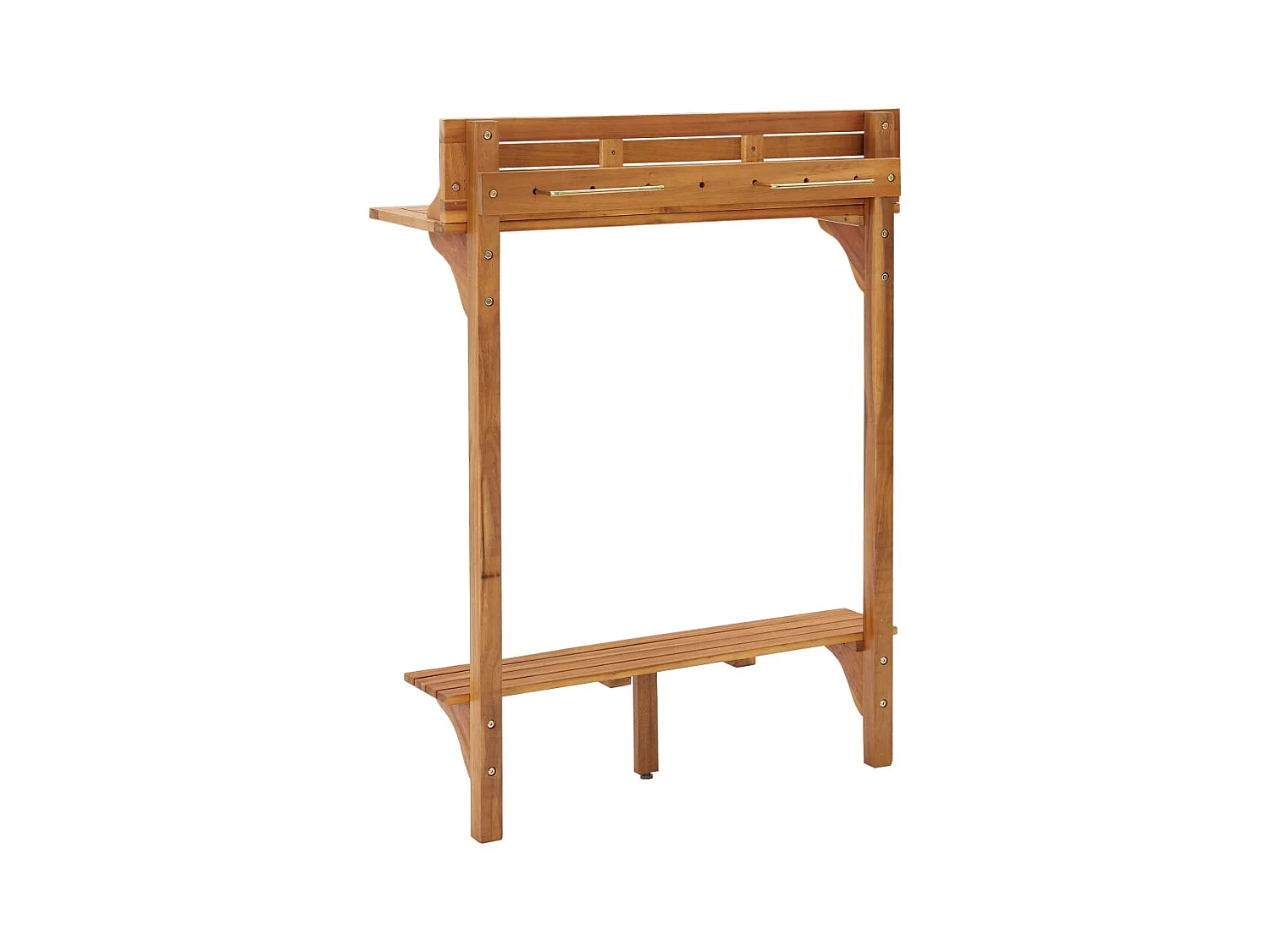 Mesa bar de balcón 90x37x122,5 cm Madera maciza de acacia