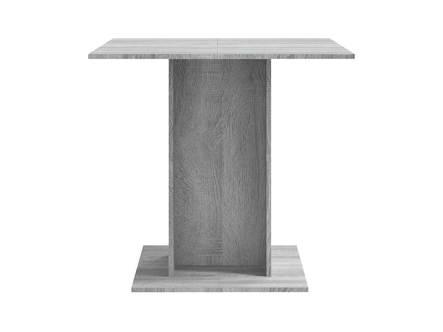 Table à dîner Sonoma gris 80x80x75 cm Bois d'ingénierie